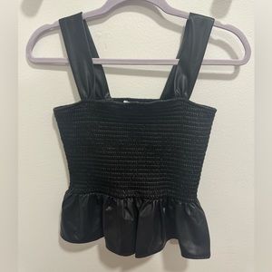 TCEC leather top, size medium,